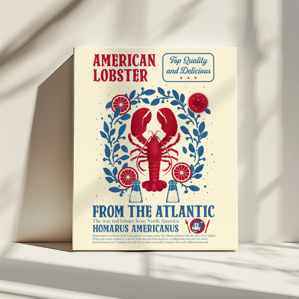 Lobster kitchen print | Canvas