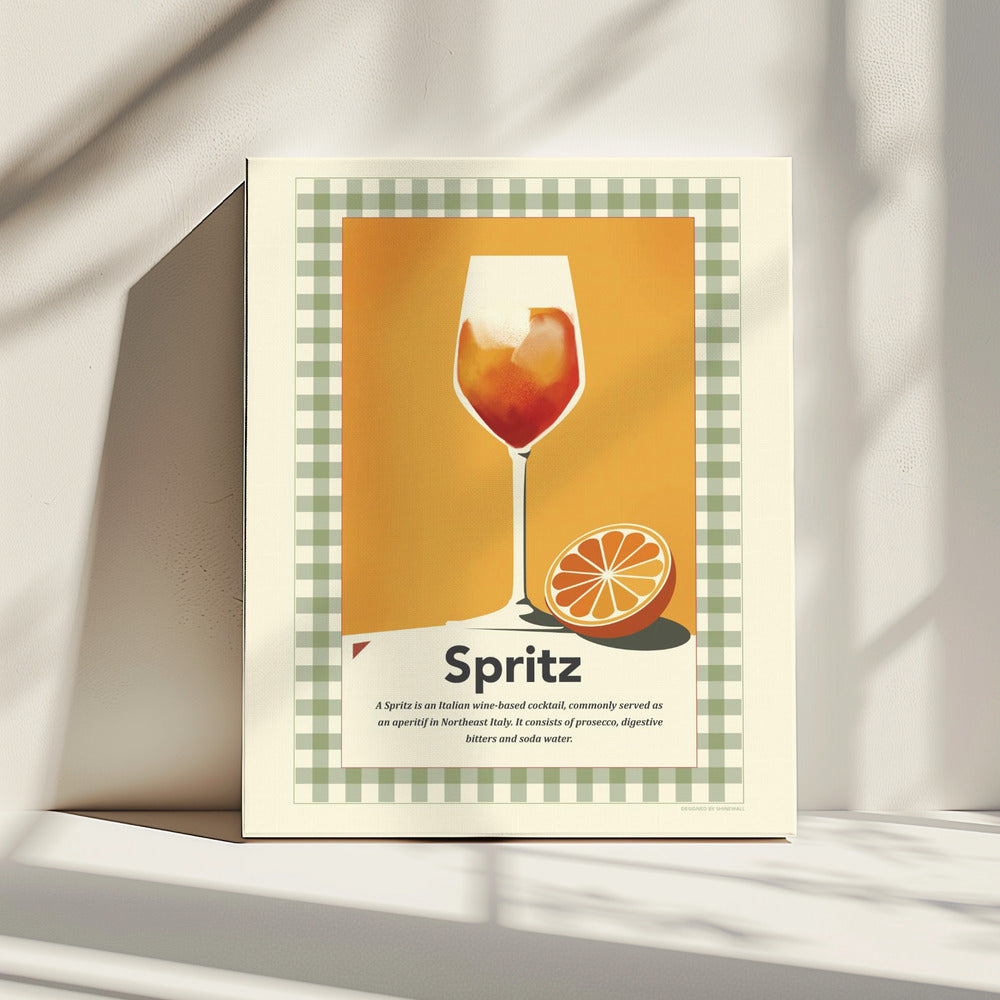 Spritz retro print | Canvas