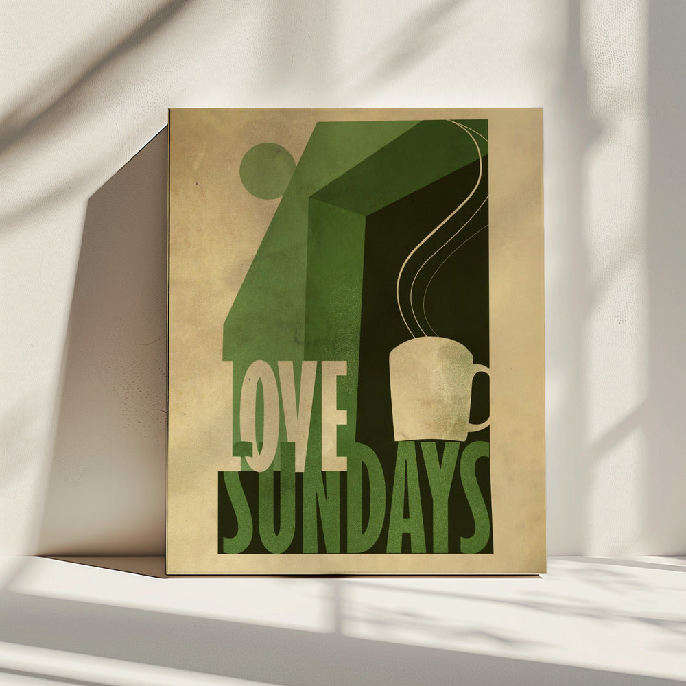Love Sunday print | Canvas
