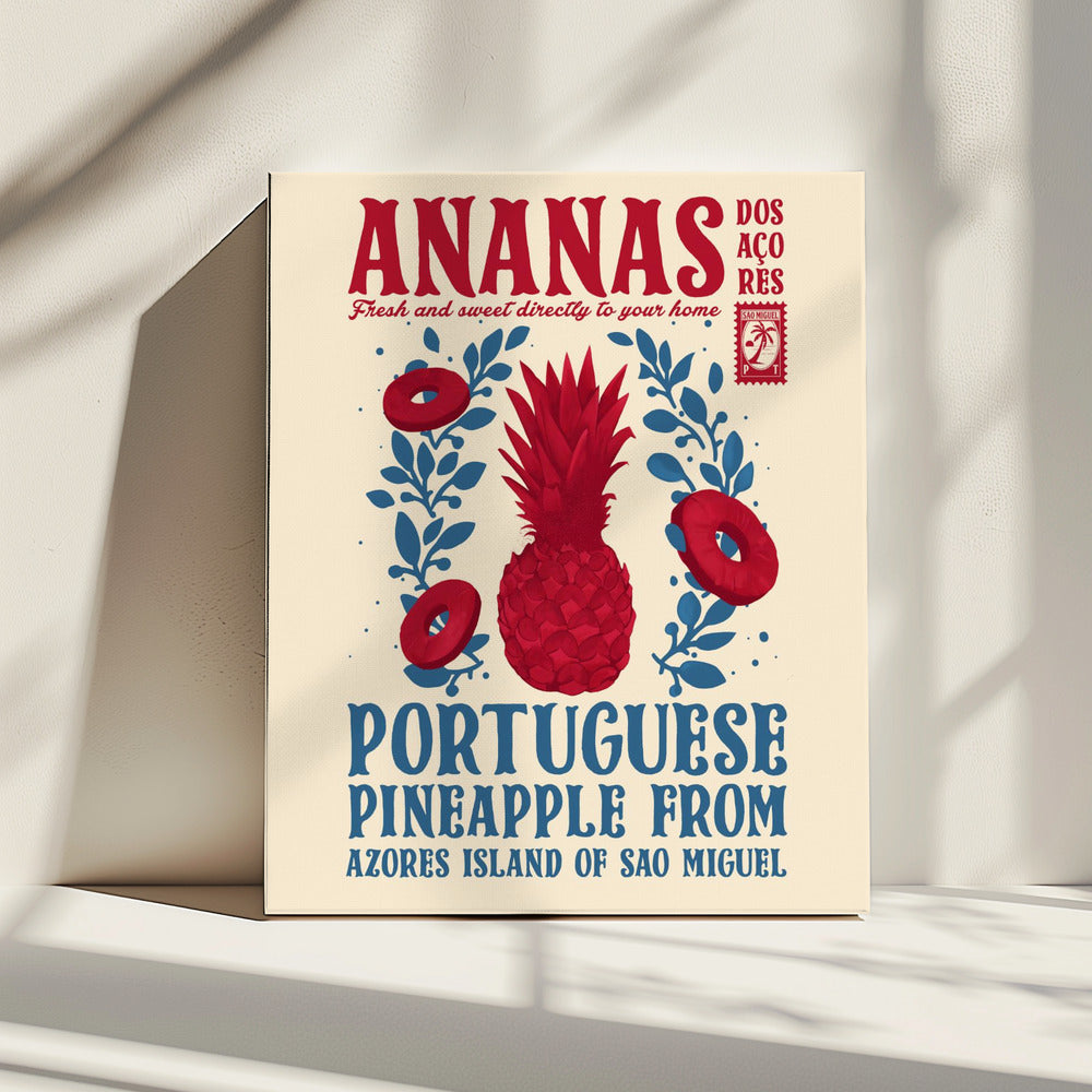 Pineapple kitchen print | Canvas