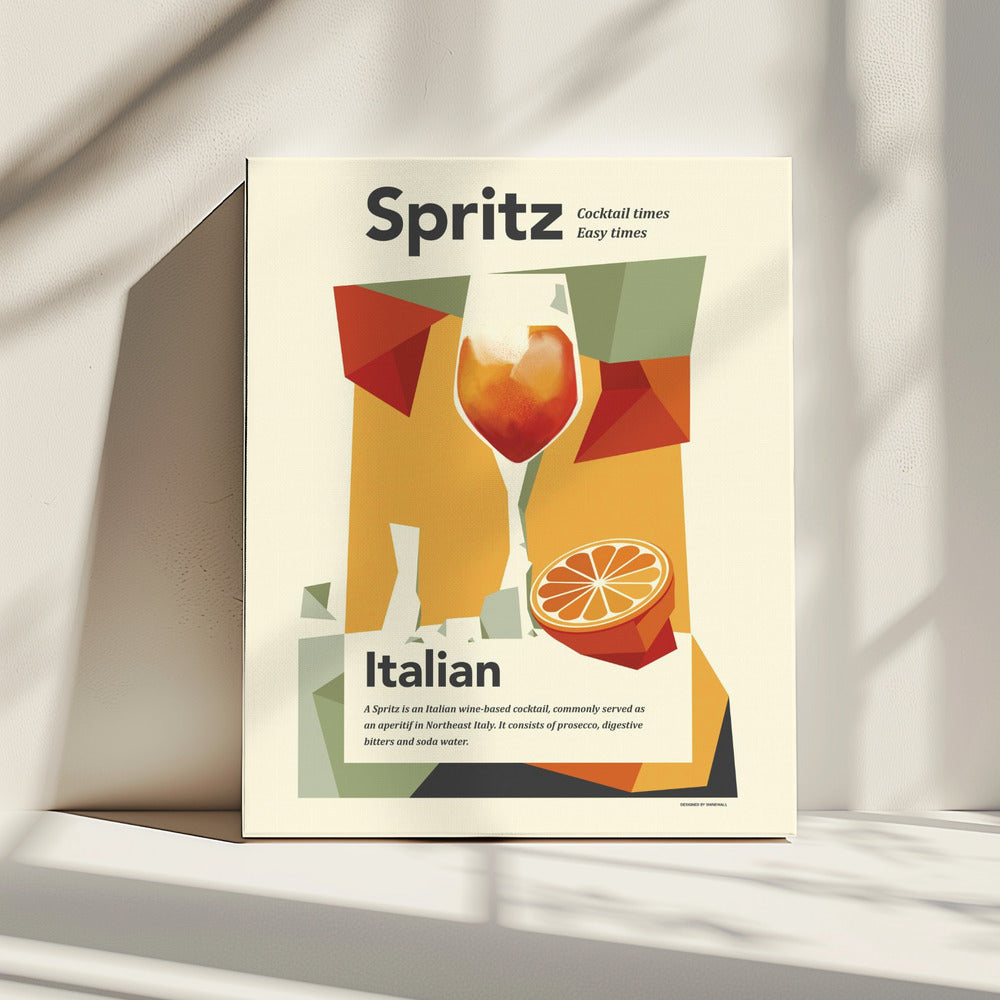 Aperol spritz print | Canvas