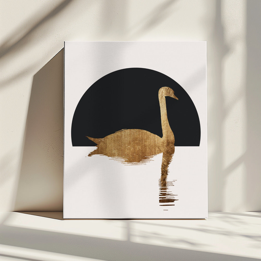 The Swan   Black | Canvas