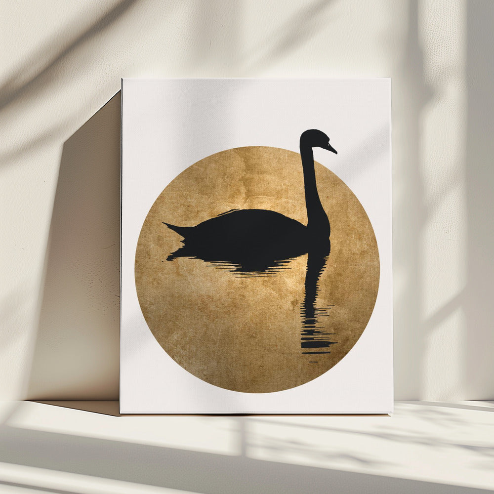 The Swan Gold | Canvas