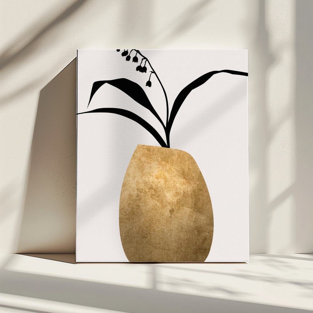 Water Lilies   Gold | Canvas