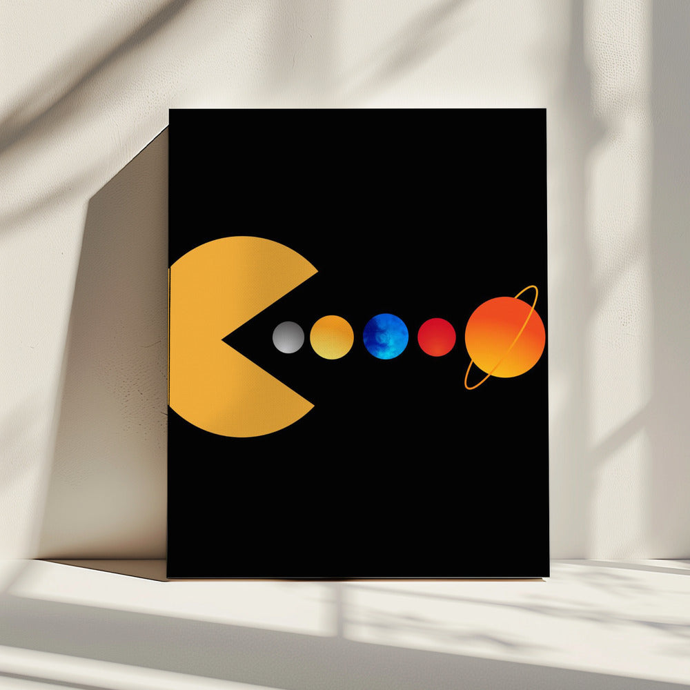 Yam Yam! Black | Canvas