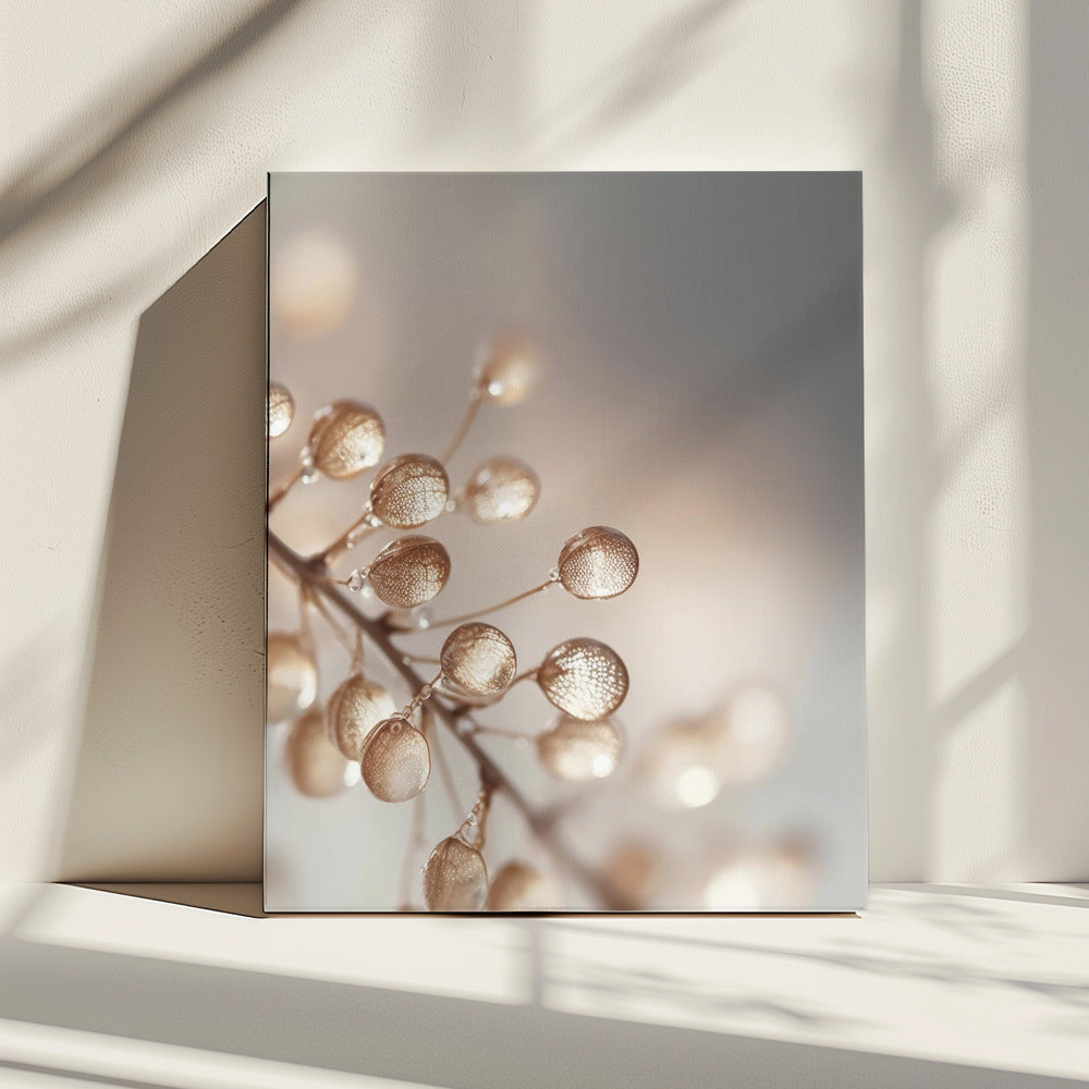 Golden Dewdrops | Canvas