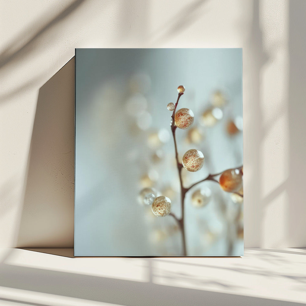 Glowing Dew Drops | Canvas