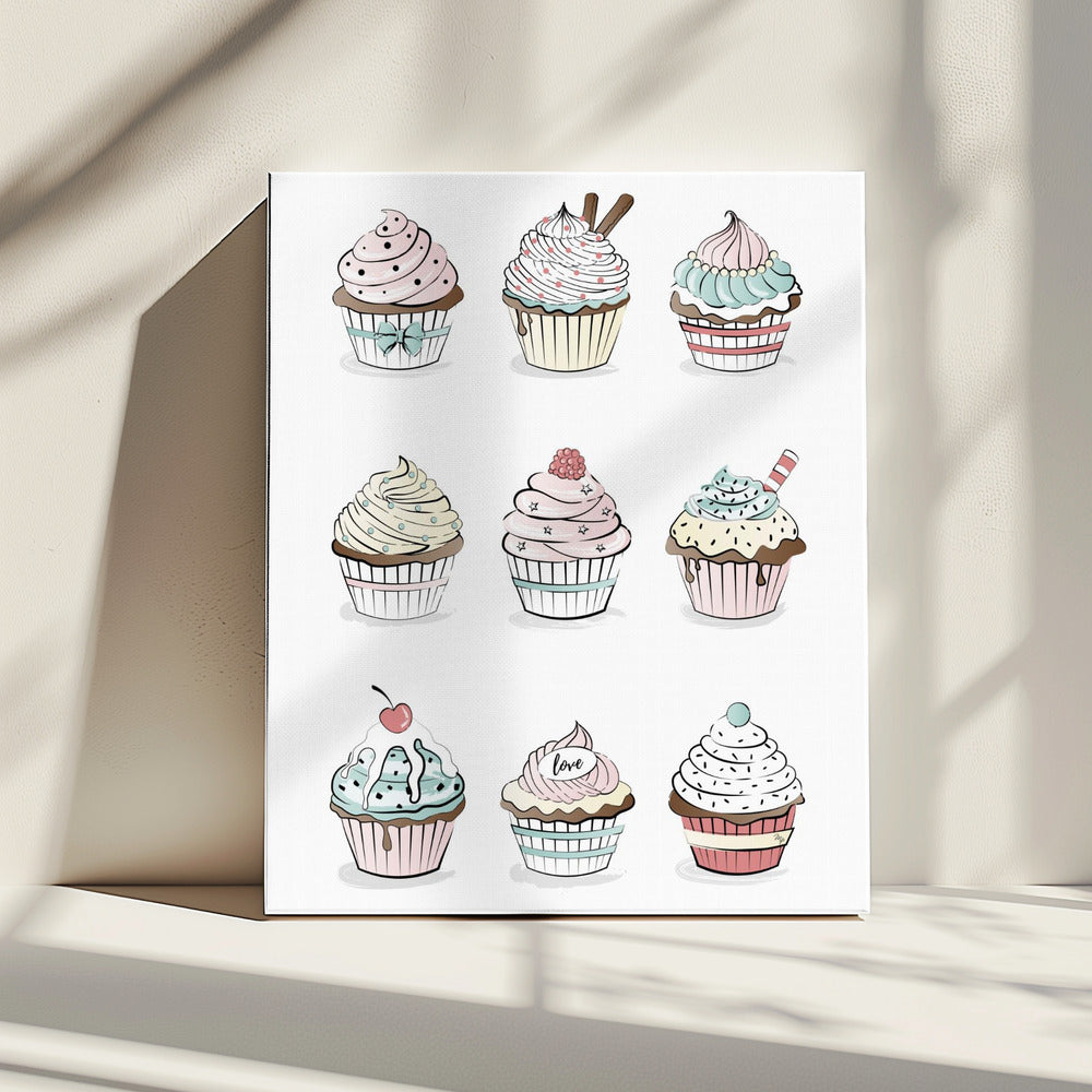 Sweet Cupcake Medley | Canvas