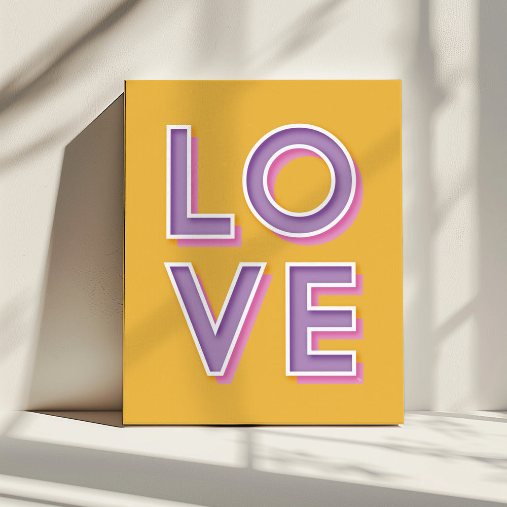 Bold Love Typography | Canvas