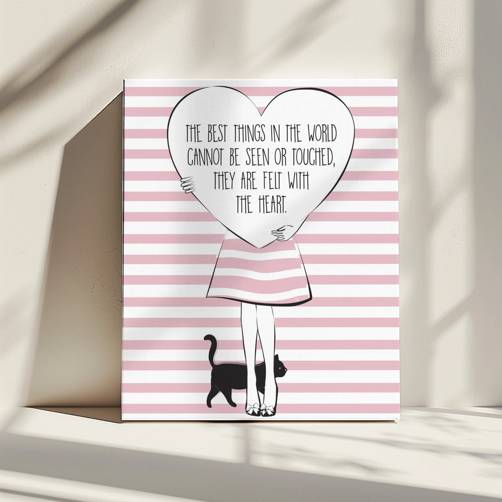 Heartfelt Stripes | Canvas