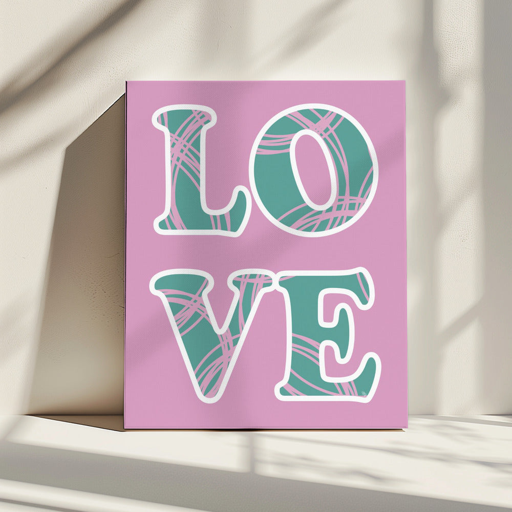 Bold Love Lines | Canvas