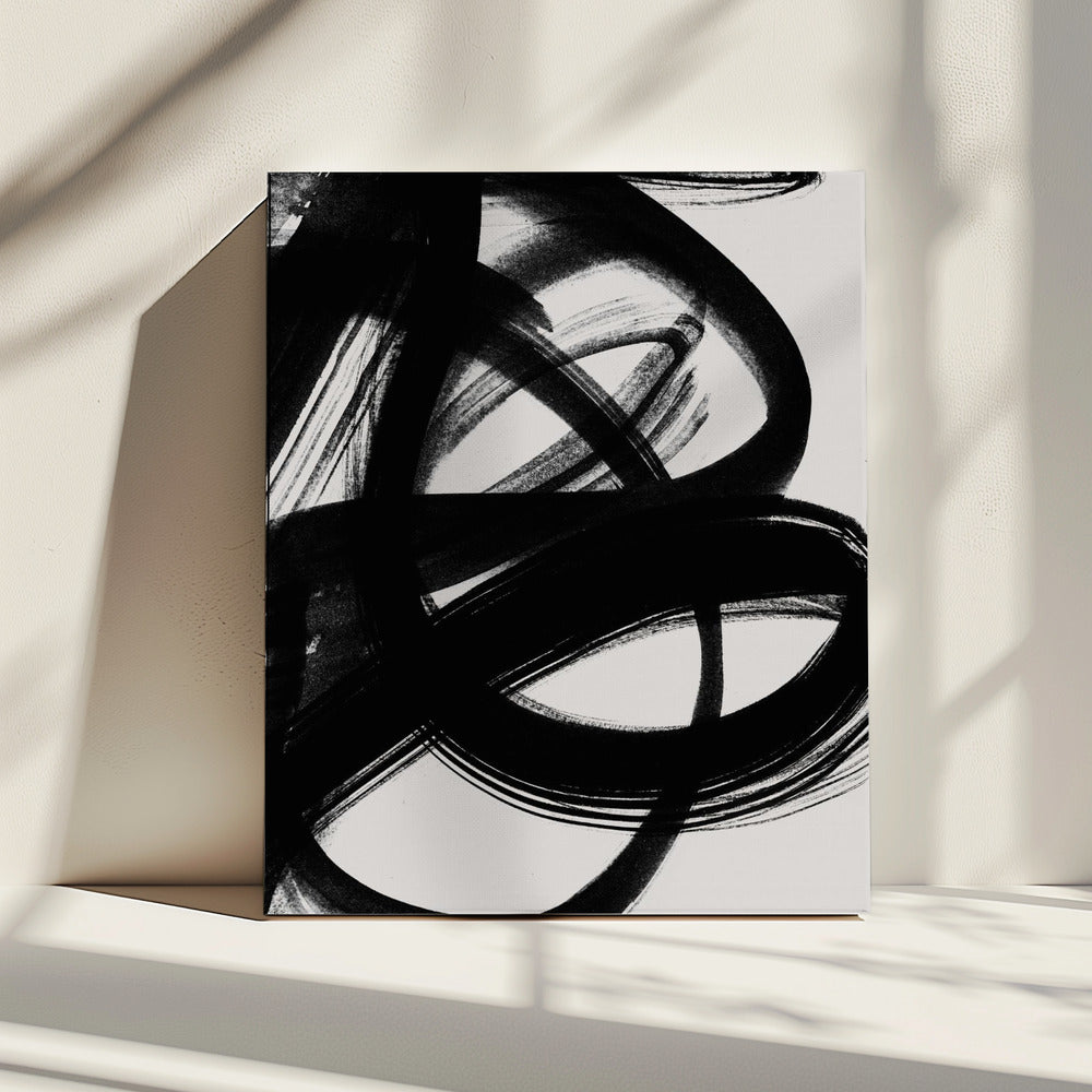 Abstract Brush Strokes 5 A1 | Canvas