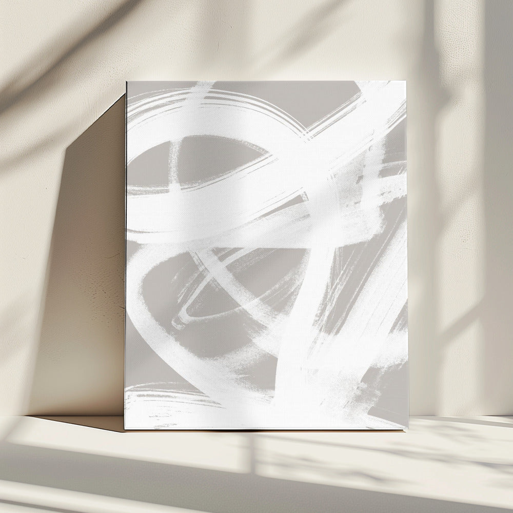 Abstract Brush Strokes 6 A1 | Canvas