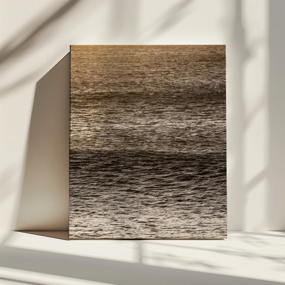 Golden Tide Ripples | Canvas