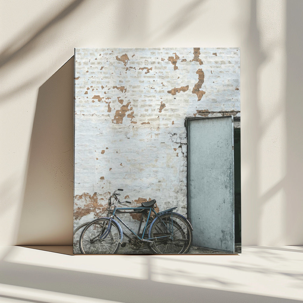 Rustic Bicycle Scene | Canvas