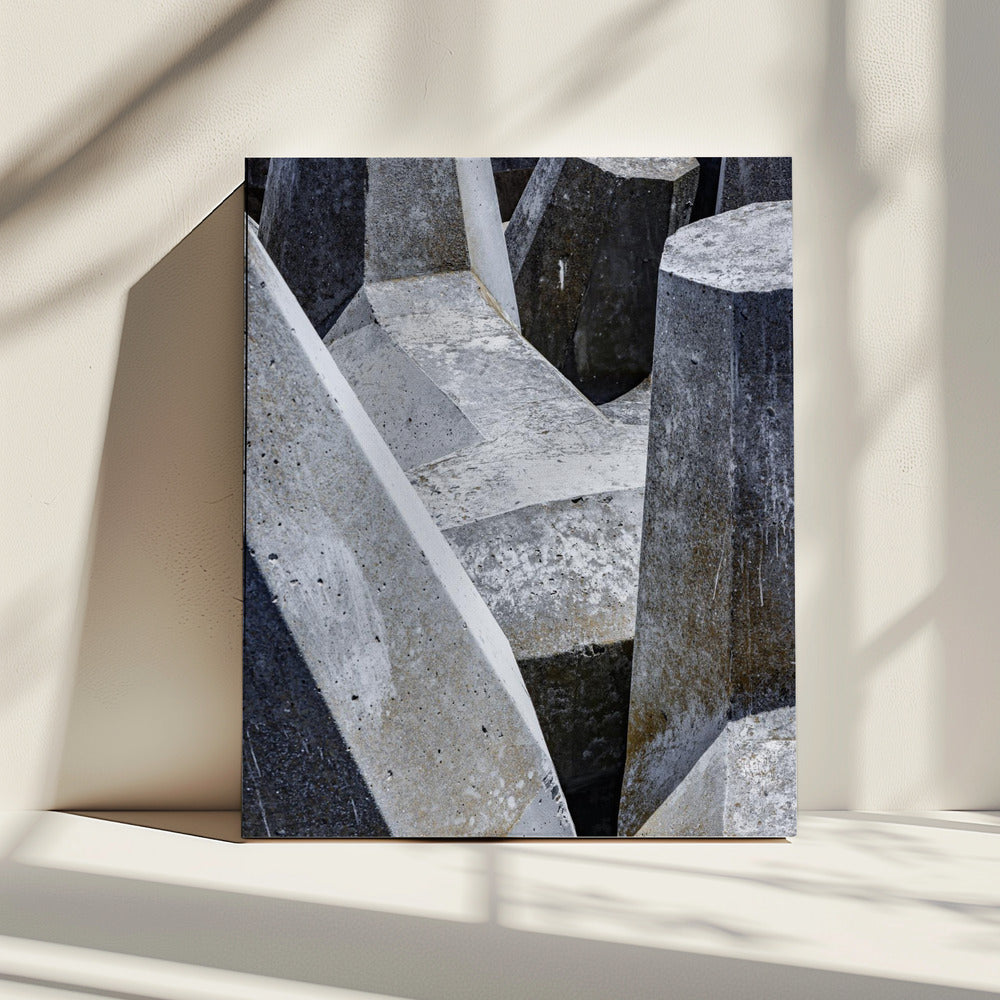 Concrete Forms Maze | Canvas