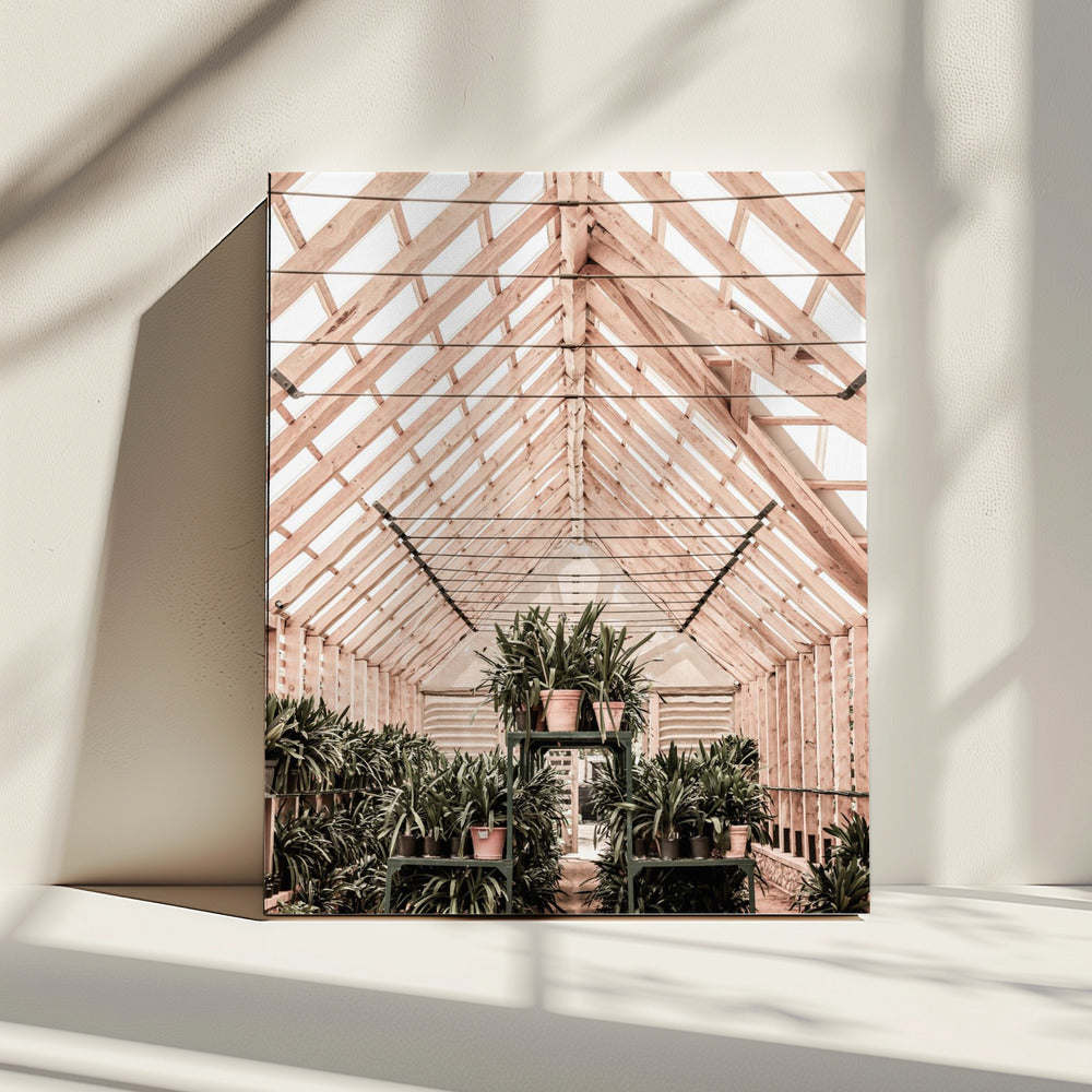 Serene Greenhouse | Canvas