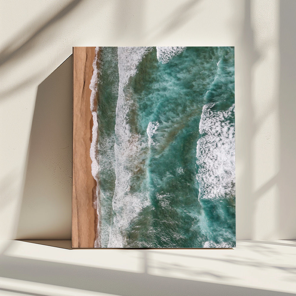 Waves Embrace Shore | Canvas