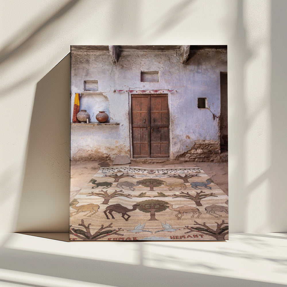 Rustic Tapestry Scene | Canvas