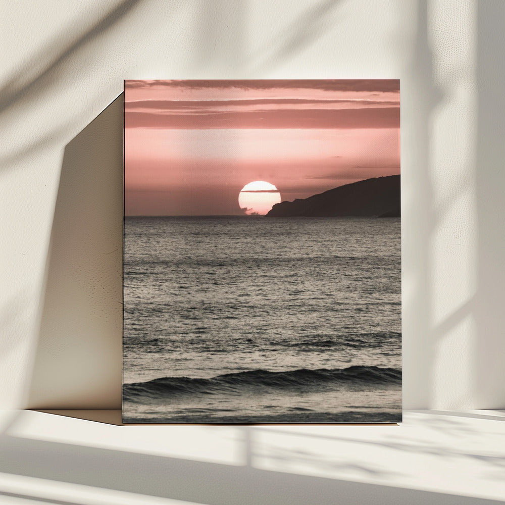 Crimson Horizon | Canvas