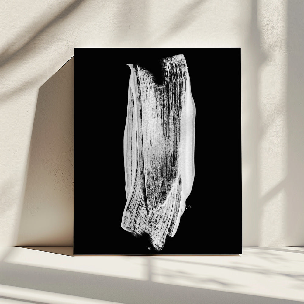 Monochrome Brushstroke | Canvas