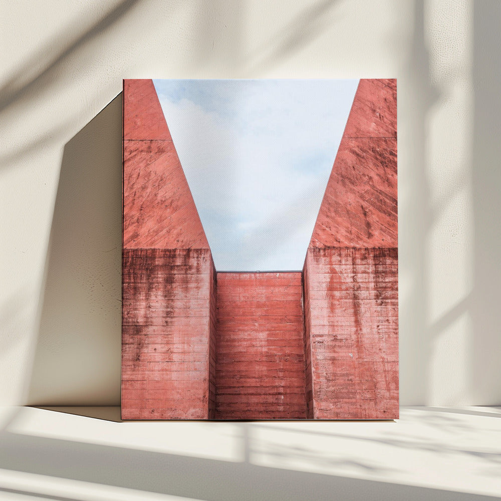 Crimson Pathway | Canvas