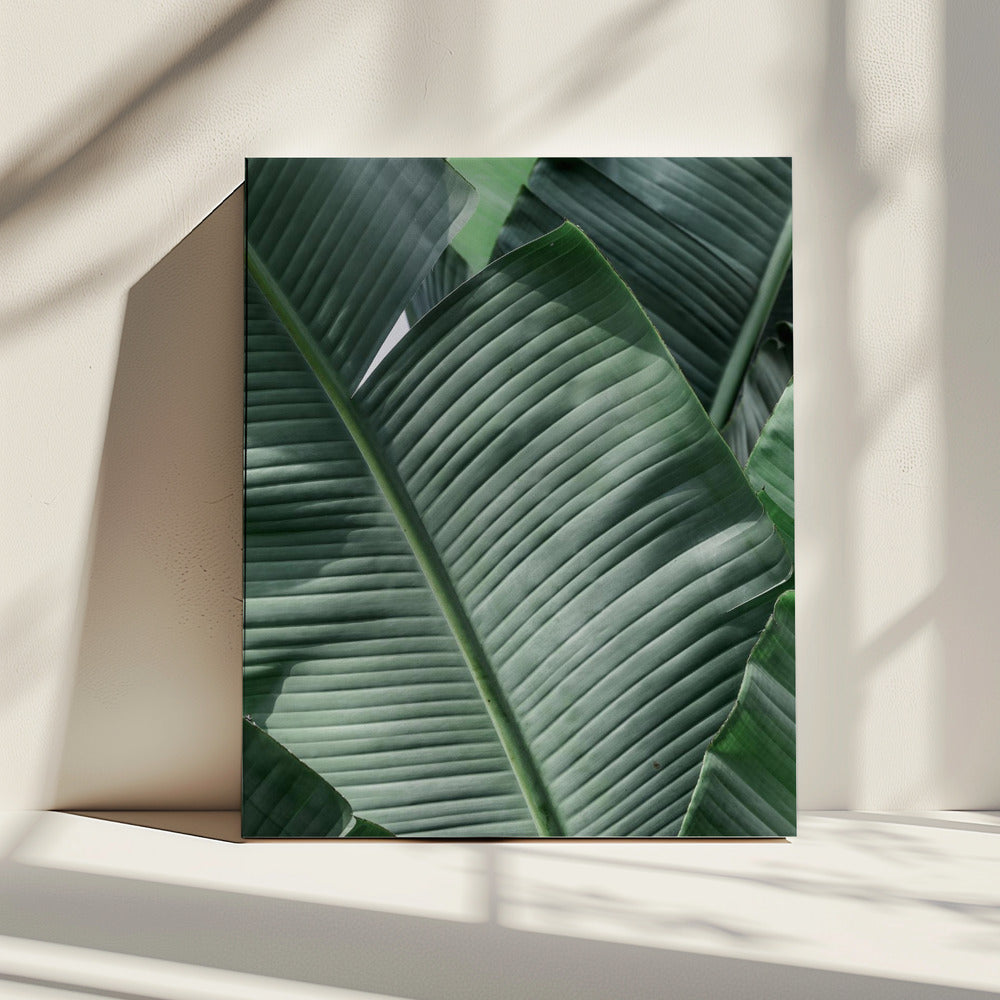 Verdant Leaf Waves | Canvas