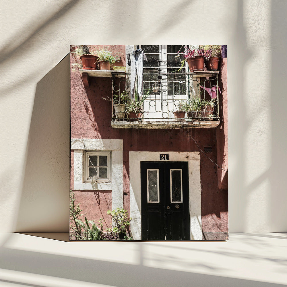 Charming Balcony Scene | Canvas