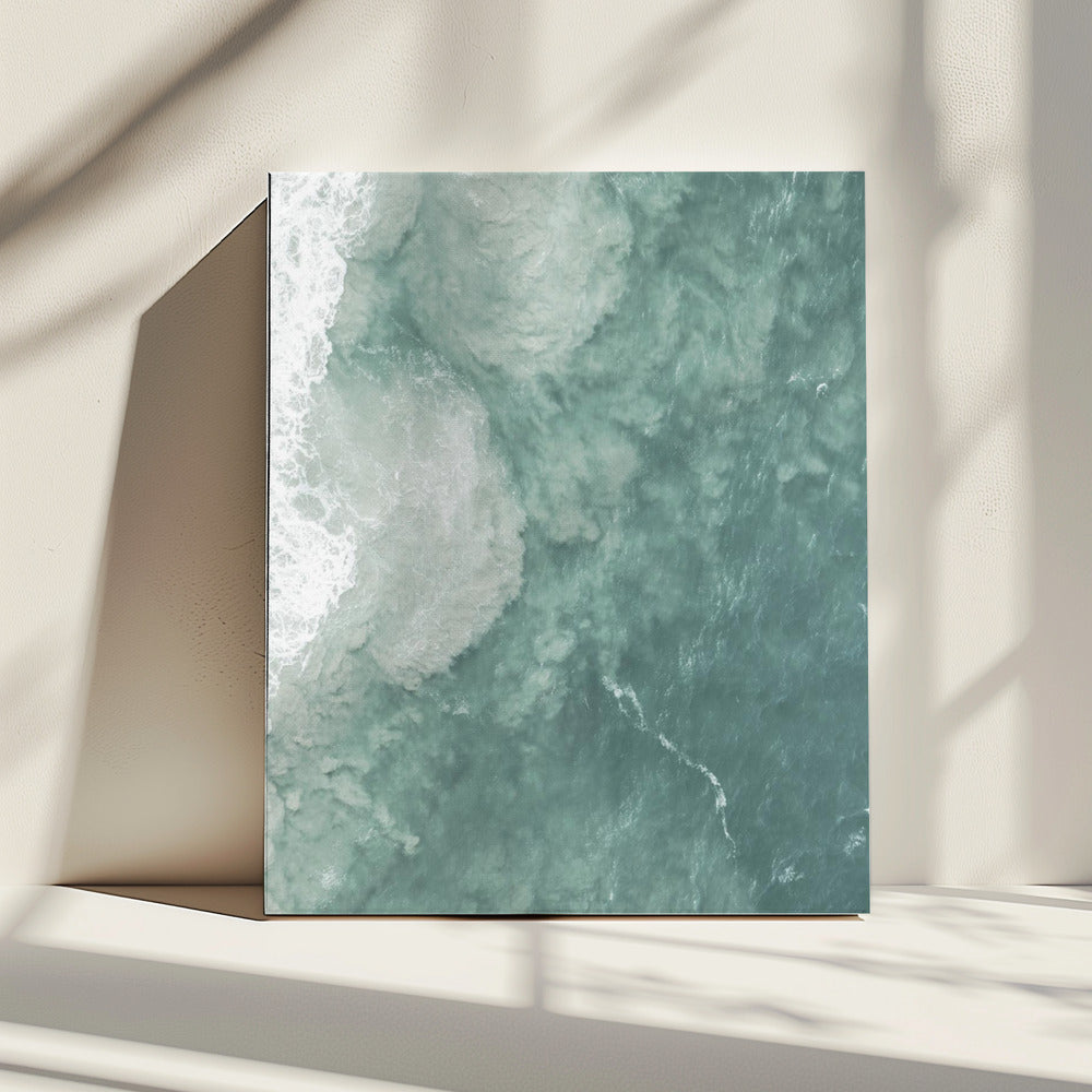 Ocean&#039;s Gentle Swirl | Canvas