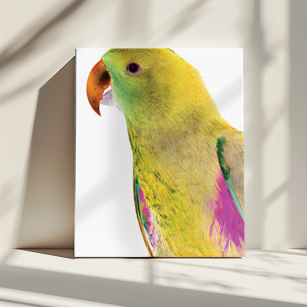 Vibrant Parrot Profile | Canvas