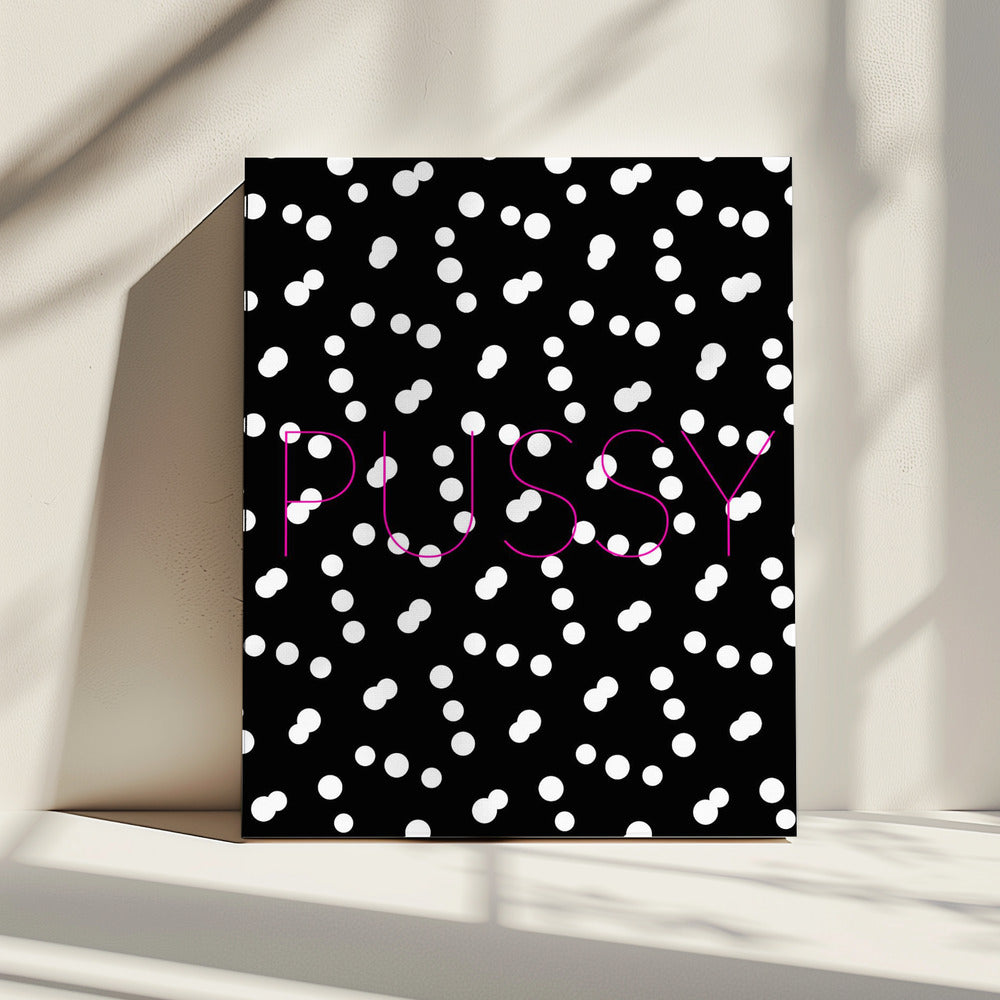 Monochrome Dotscape | Canvas