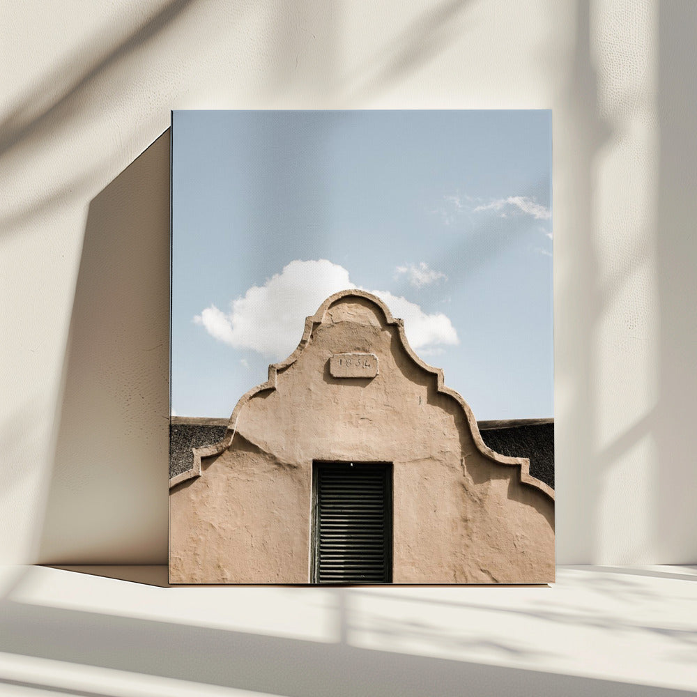 Vintage Gable With An Arched Window | Canvas