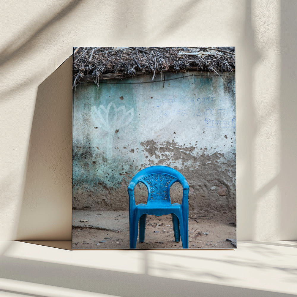 Lonely Blue Chair | Canvas
