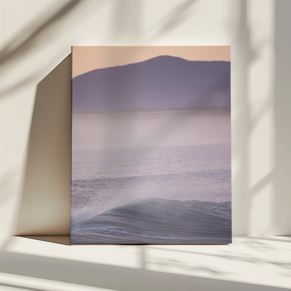 Wave Against A Misty Sunrise | Canvas