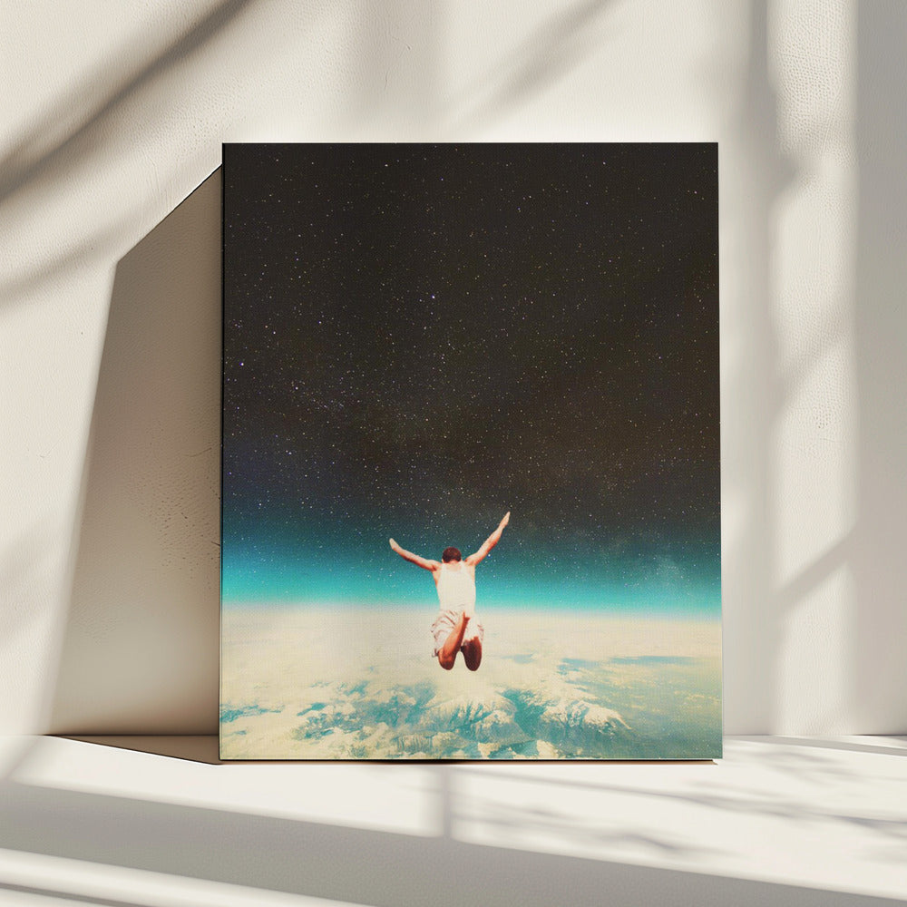 Falling With a Hidden Smile | Canvas