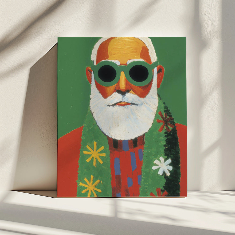 Sunny Santa Style | Canvas