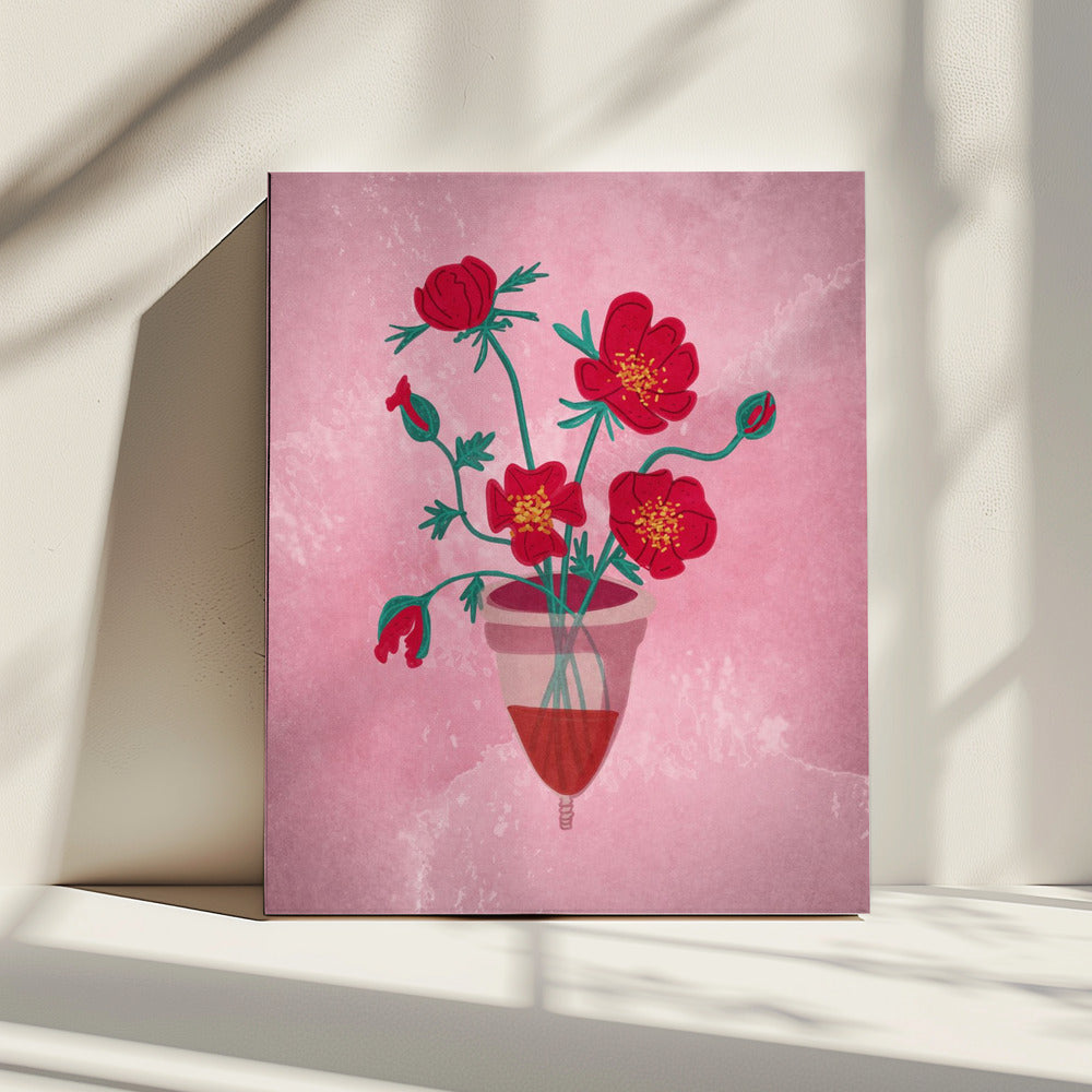 Cup of flowers | Canvas