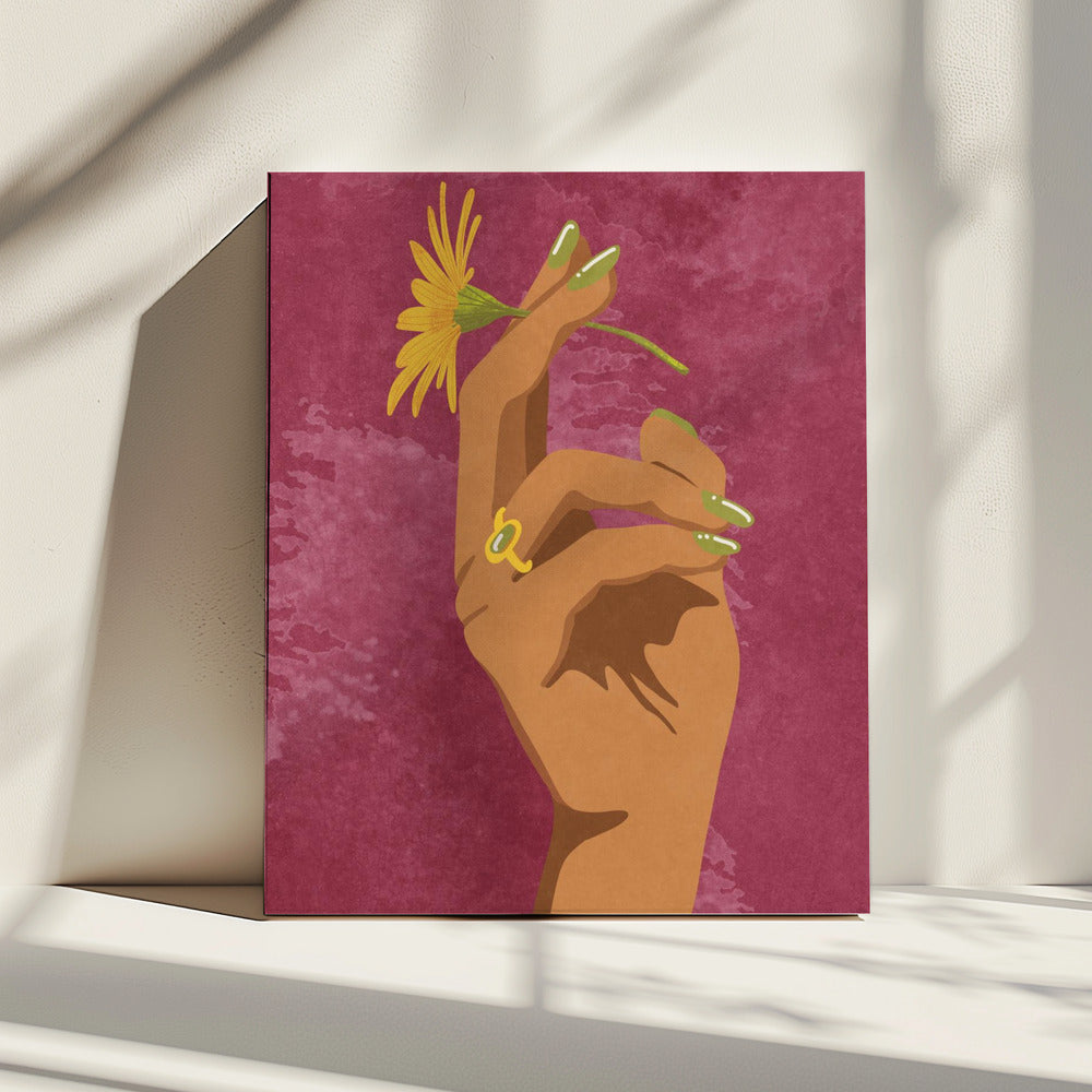 Smoking Flower | Canvas