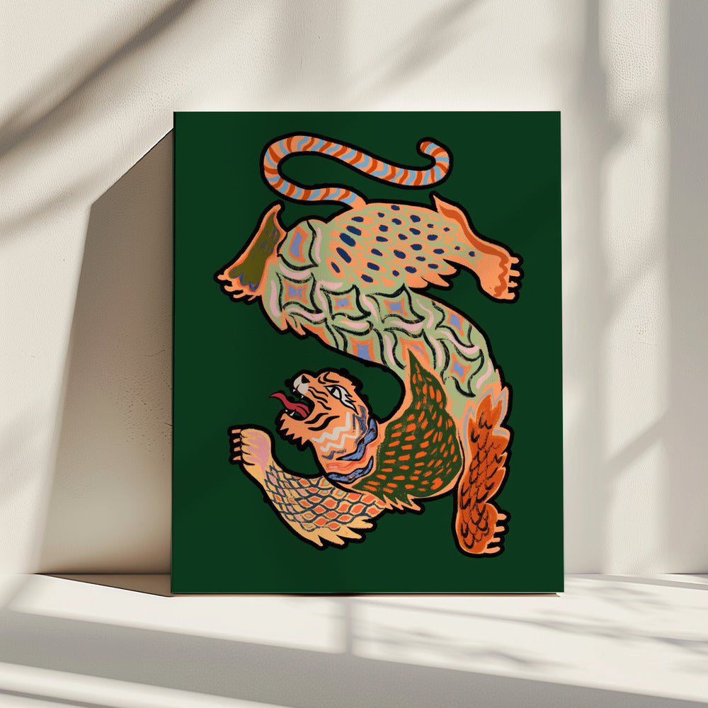 Asiantiger Green | Canvas
