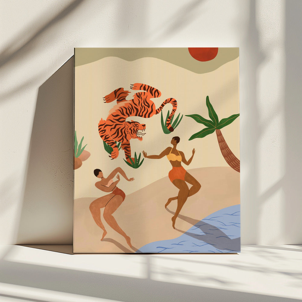Dancing Tiger | Canvas