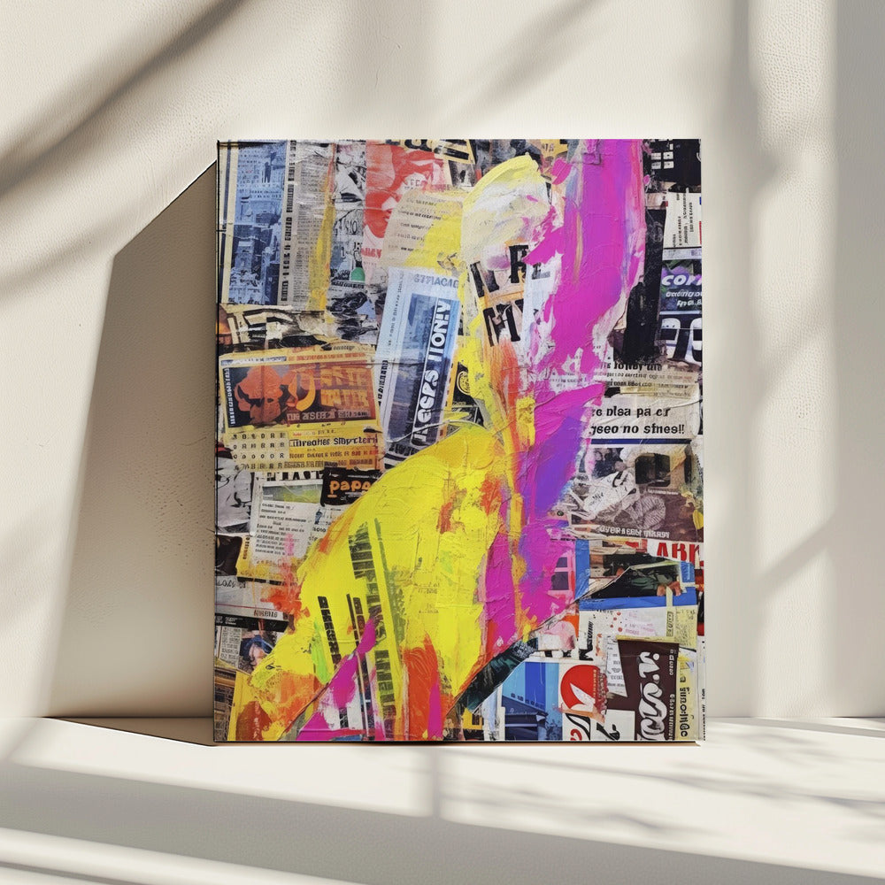 Vivid Urban Layers | Canvas