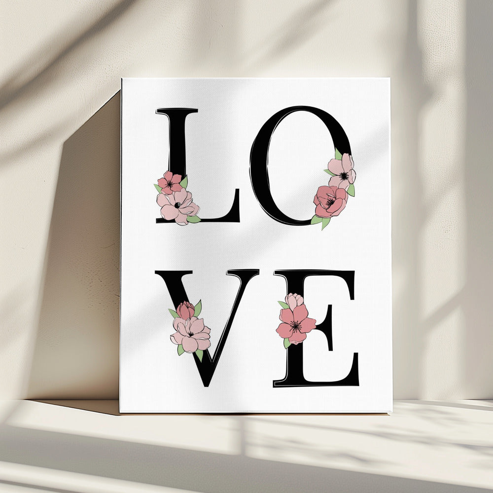 Floral Love Bloom | Canvas