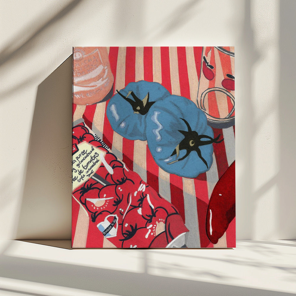 Blue Tomatoes | Canvas