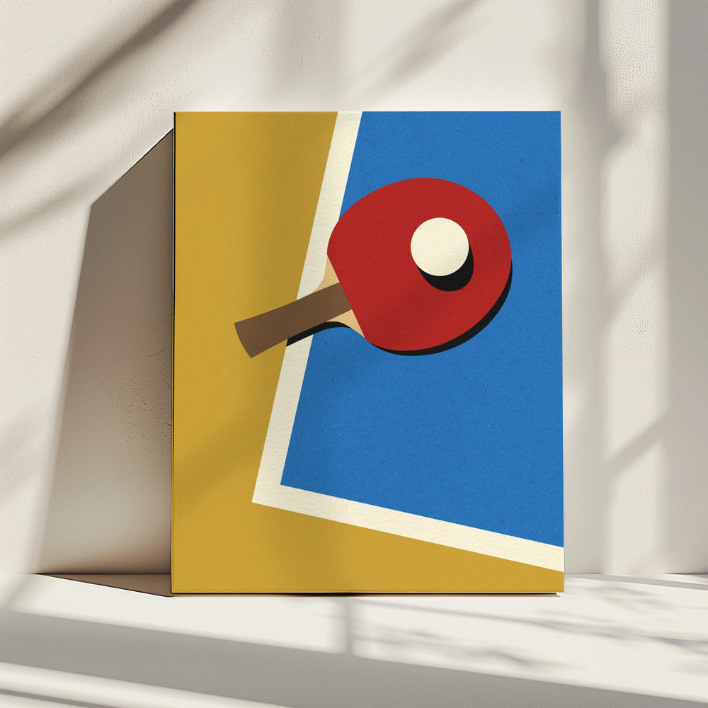 Table Tennis Team Red | Canvas