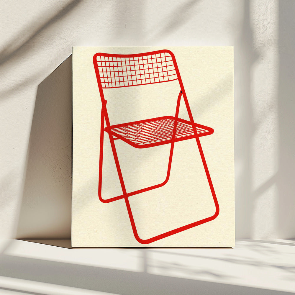 Ted Net Chair Red | Canvas