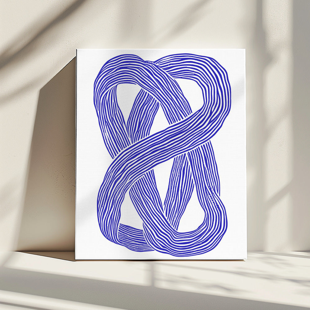 Blue Infinity Loop | Canvas