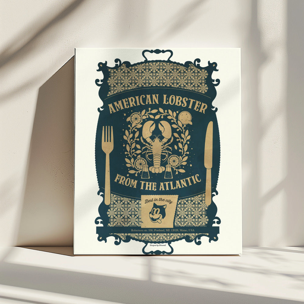 Lobster Baroque Print | Canvas