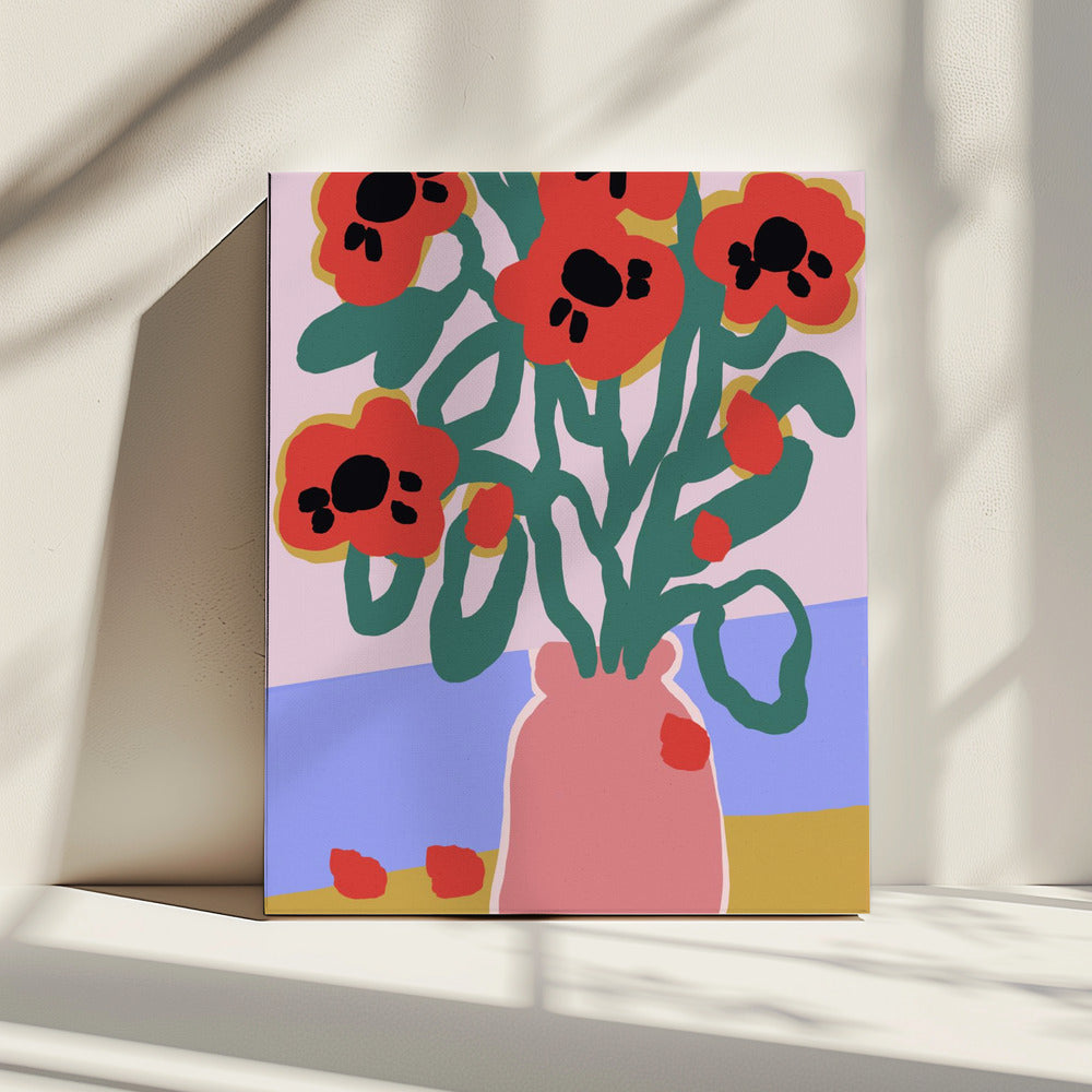 Bold Blooms Vase | Canvas