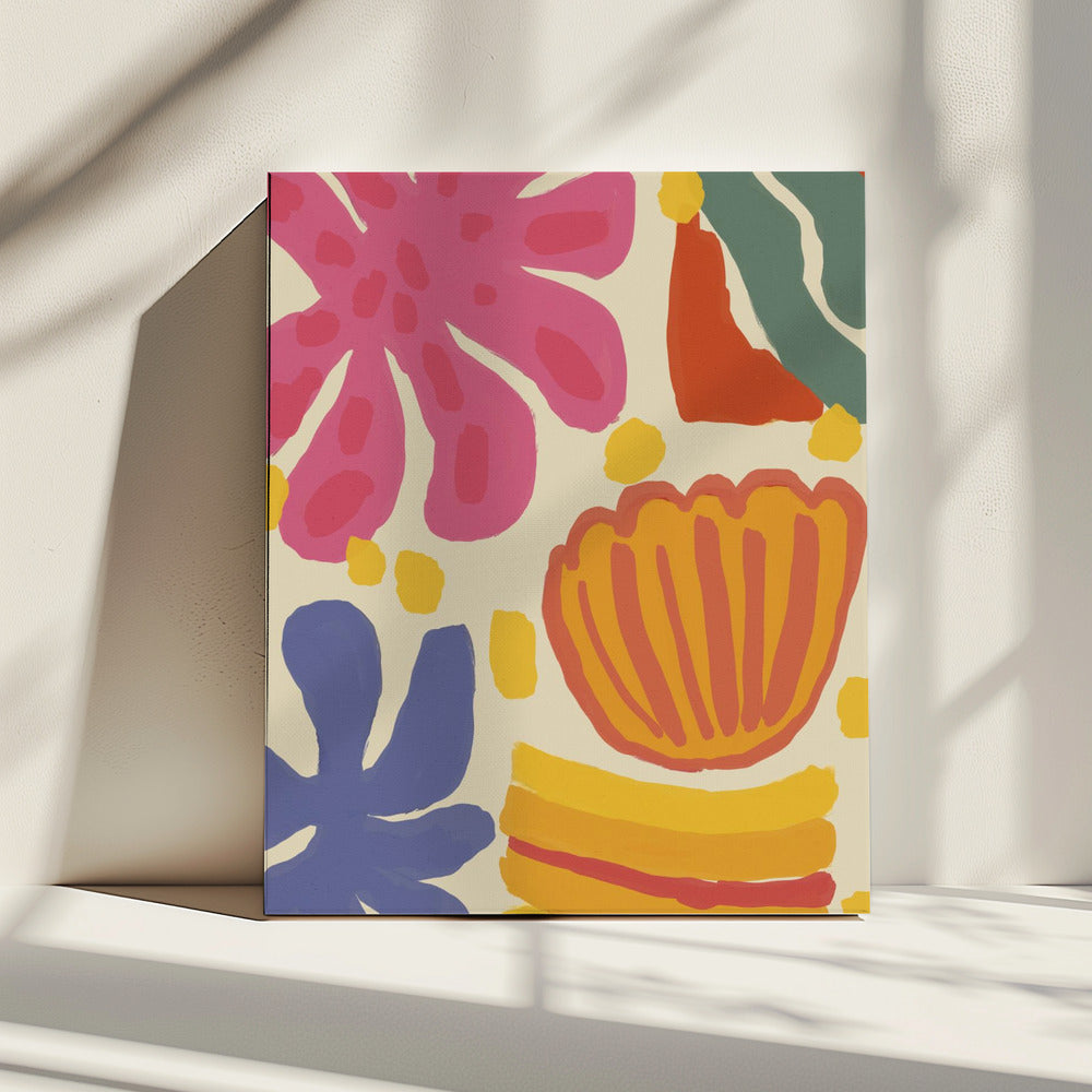 Vibrant Flora Dance | Canvas