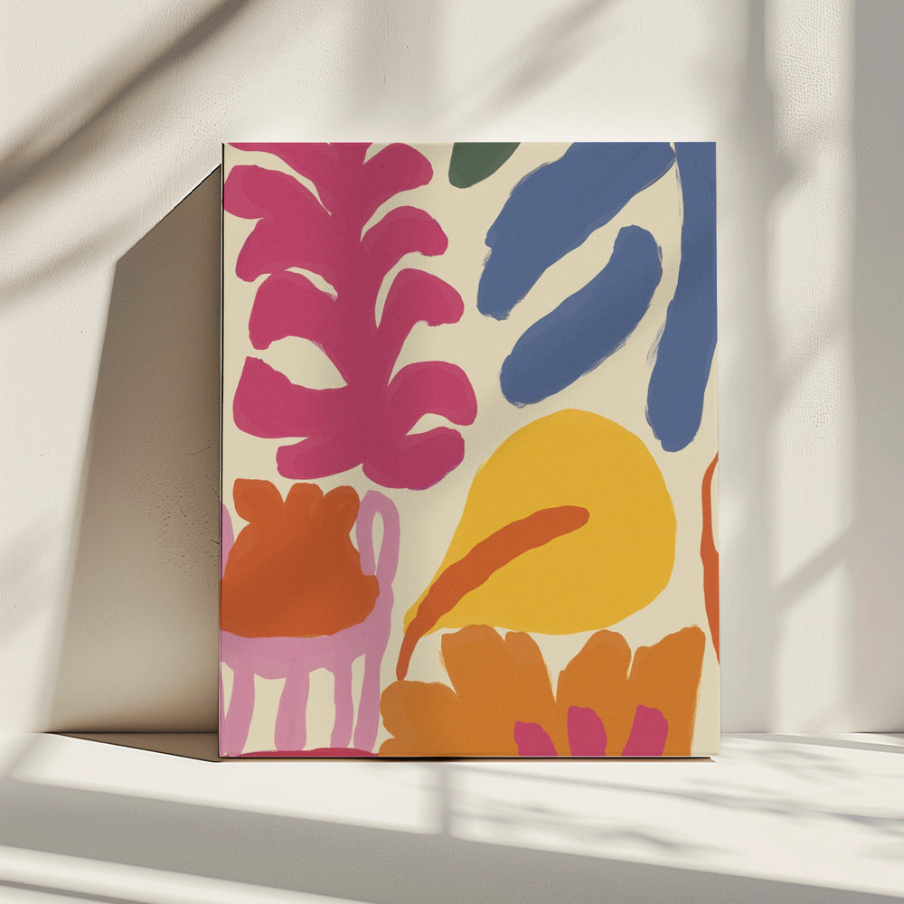 Bold Floral Dance | Canvas